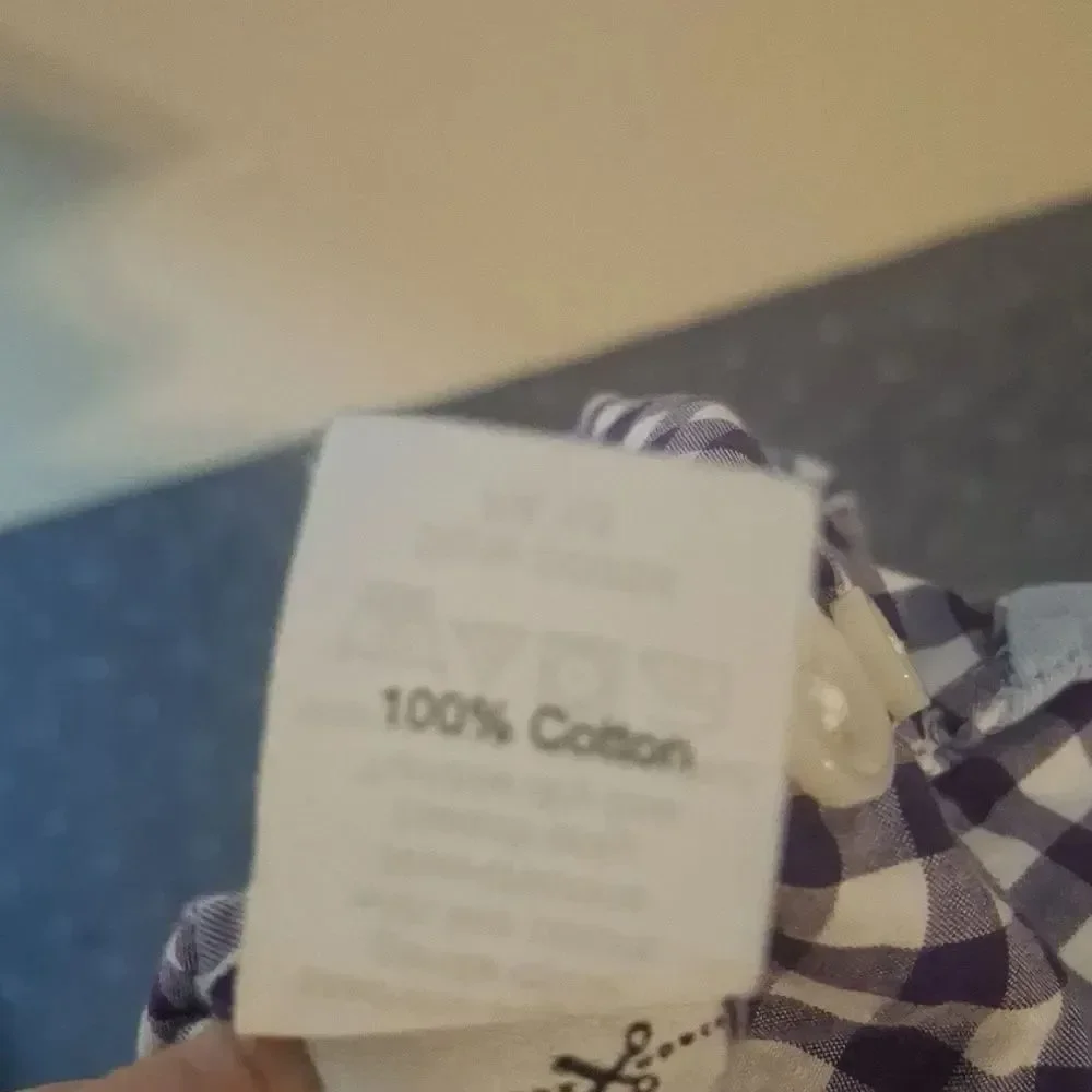J. Crew Men's Slim Purple and White Gingham Shirt size medium
